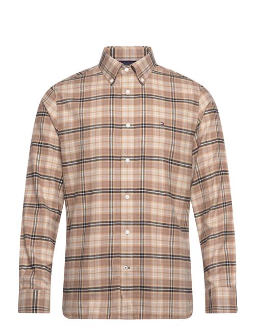 Tommy Hilfiger Brushed Tommy Tartan Small Shirt Tommy Hilfiger Beige