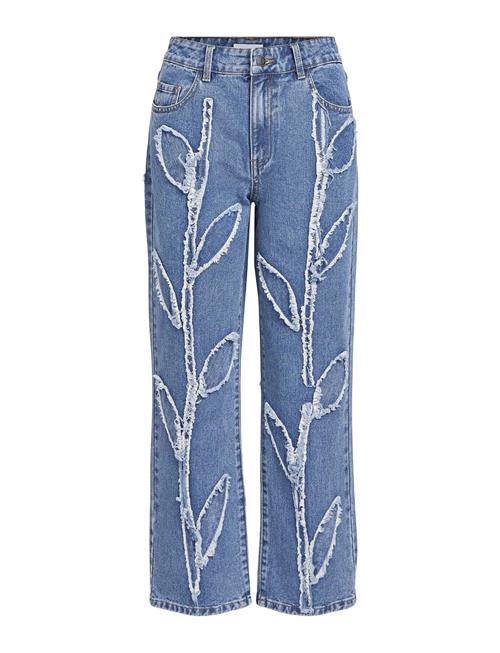 Object Objmoji Fray Mw Ankle Jeans E Aw Fair 23 Object Blue