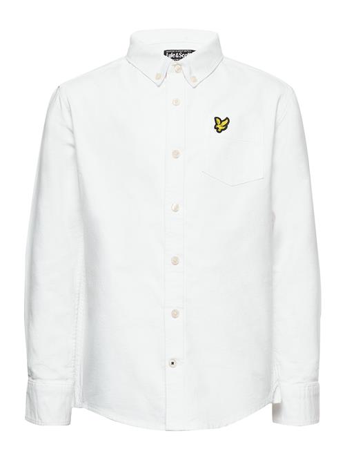 Lyle & Scott Junior Oxford Shirt Ls Lyle & Scott Junior White