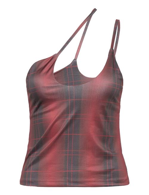 Hosbjerg Juna Asta Grid Top Hosbjerg Red