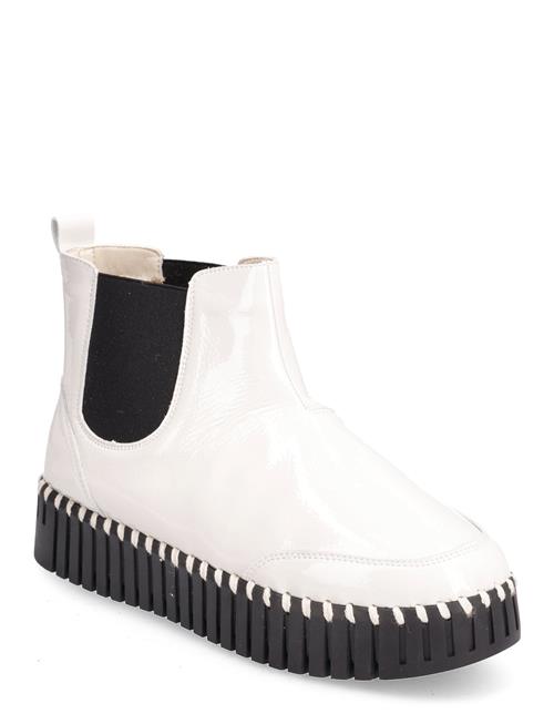 Ilse Jacobsen Ankel Boot, Gloss Ilse Jacobsen White