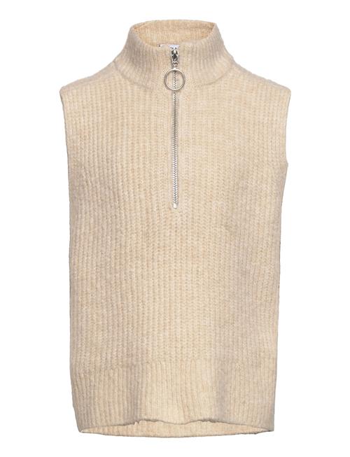 Se Grunt Grete Vest Knit Grunt Cream ved Booztlet