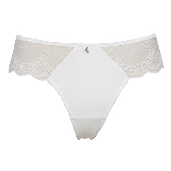 Trofé Trofe Brazilian Brief Trusser Hvid polyamid Large Dame