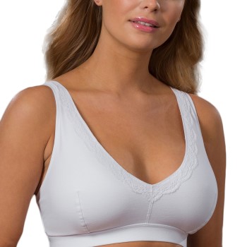 Trofé Trofe Wilma Soft Bra Bh Hvid bomuld A 70 Dame