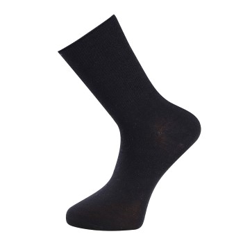 Trofé Trofe Wool Loose Rib Sock Strømper Sort Str 35/38 Dame