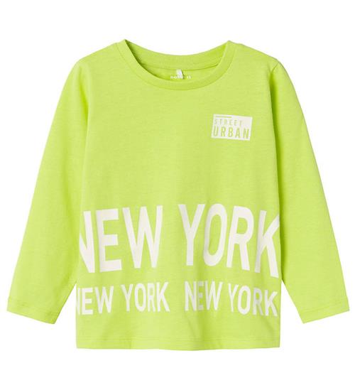 Se Name It Name It Bluse - NmmTenan - Wild Lime ved KidsWorld