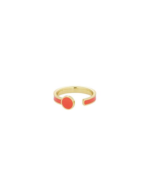 Design Letters Rainbow Dot Ring Design Letters Coral