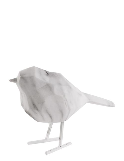 Se present time Statue Bird Small Marble Print Present Time White ved Booztlet