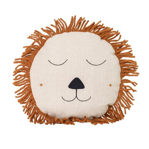 Se ferm LIVING Safari Cushion Lion Natural | Beige | 0 ved Babyshop