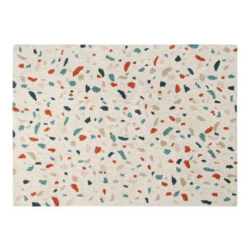 Se Lorena Canals Tæppe Terrazzo Marble | Beige | 0 ved Babyshop