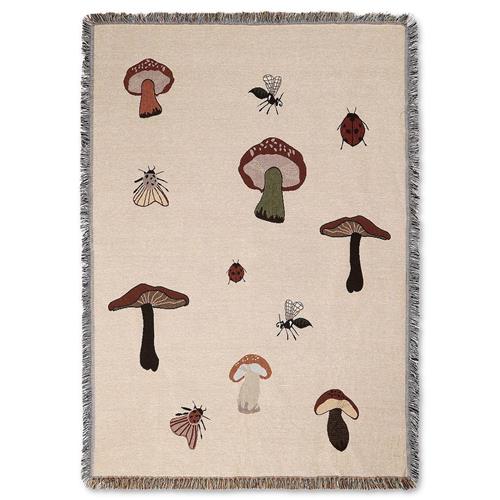 ferm LIVING Forest Tapestry Blanket - Sand | Beige | 0