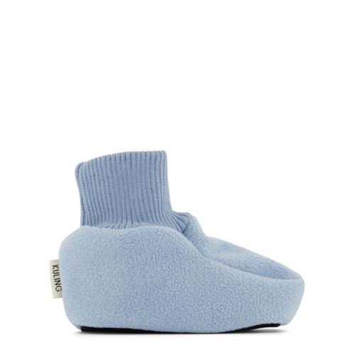 Kuling Livigno Vindfleecetøffeler Flintstone Blue | Blå | 18-24 months