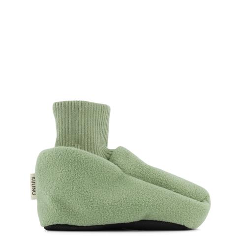 Kuling Livigno Vindfleecetøffeler Pale Moss Green | Grønn | 18-24 months