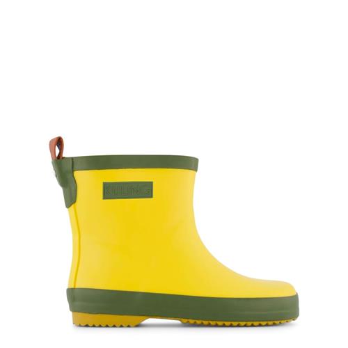 Se Kuling Oslo Gummistøvler Harvest Yellow/Moss Green | Gul | 29 EU ved Babyshop