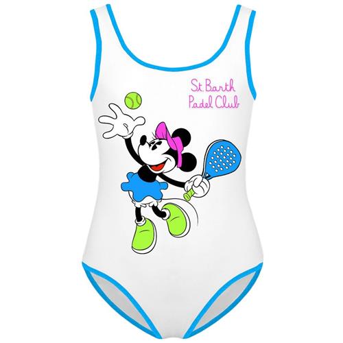 Se MC2 Saint Barth Minnie Mouse Badedragt Hvid | Hvid | 10 years ved Babyshop