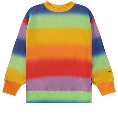 Molo GOTS Mattis Sweatshirt Rainbow Spray | Blå | 152 cm