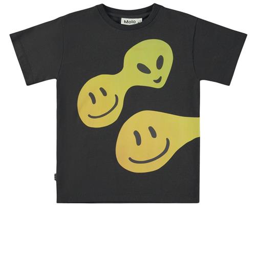 Molo GOTS Raveno T-shirt Connected Smile | Sort | 98 cm