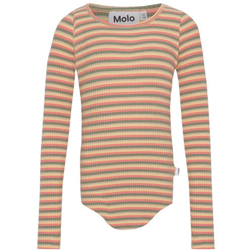 Molo GOTS Rochelle Langærmet T-shirt Sun Coral Moss | Orange | 158/164 cm