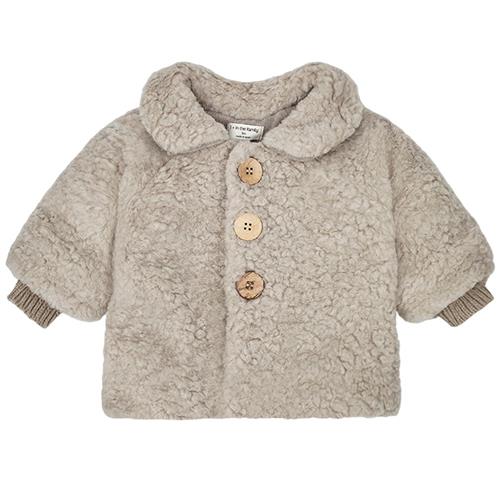 1+ in the family Nuna Shearling-jakke Taupe | Brun | 3 months