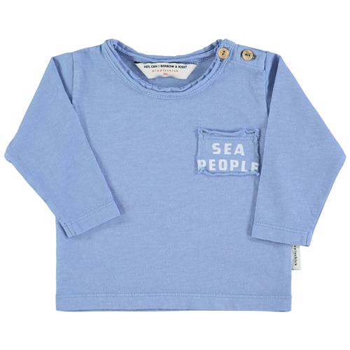 Piupiuchick Top Blue | Jersey Flamê | Blå | 6 years