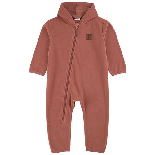 Kuling Northpole Fleece Onesie Burnt Pink | Lyserød | 68 cm