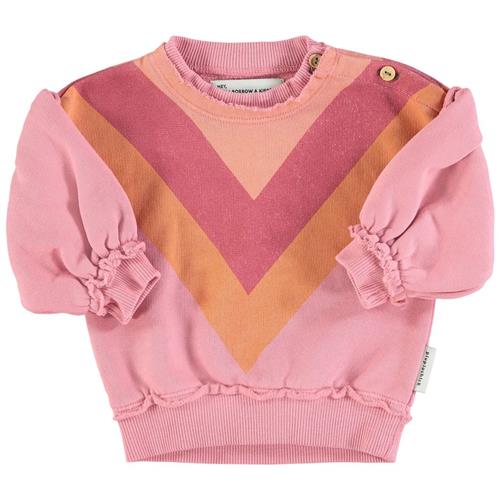 Piupiuchick Sweatshirt Med Knapper Pink | Lyserød | 4 years