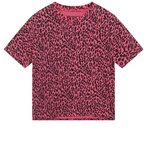 Se Zadig & Voltaire Leopardmønstret T-shirt Lyserød | Lyserød | 12 years ved Babyshop