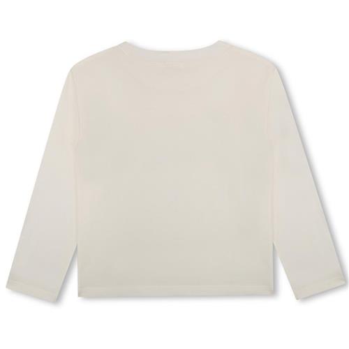 Se Billieblush Langærmet T-shirt Med Tryk Cremefarvet |  | 2 years ved Babyshop