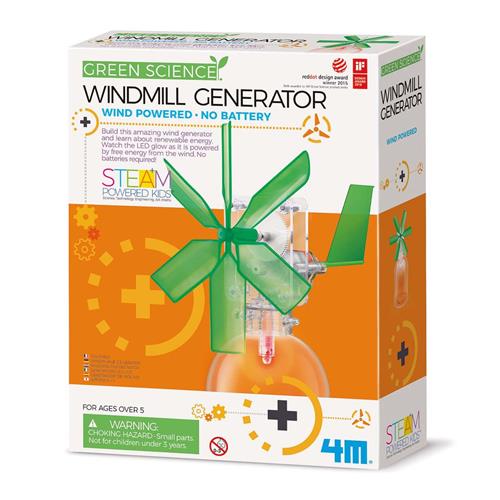 Se 4M Windmill Generator DIY Sæt |  | 6-10 ved Babyshop