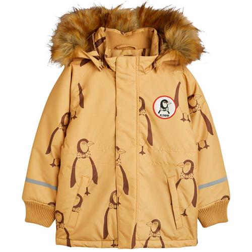 Mini Rodini Penguin K2 Mønstret Vinterjakke Beige | Beige | 104/110 cm