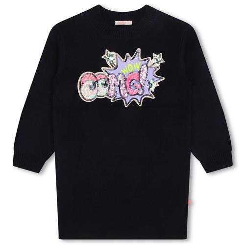 Billieblush Strikket Kjole Navyblå 6 Y  Marineblå  6 år  kvinde