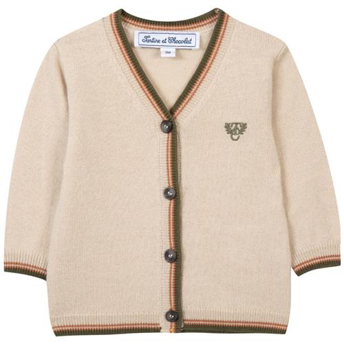 Tartine et Chocolat Babycardigan Beige | Beige | 18 months