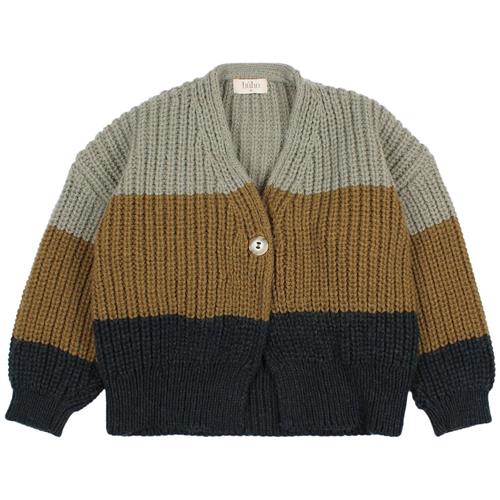 búho Fancy Cardigan Deep Forest | Marine blå | 6 years