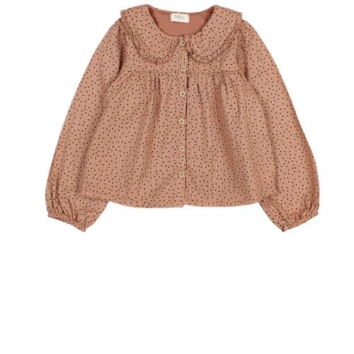 búho Prikket Bluse Cocoa | Brun | 3 years