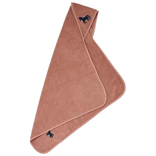 Se Liewood Batu Hættehåndklæde Horses/Dark Rosetta One Size      unisex ved Babyshop