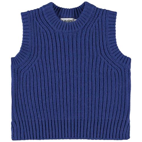 Se Molo Gilberte Strikket Vest Twillight Blue | Blå | 146/152 cm ved Babyshop