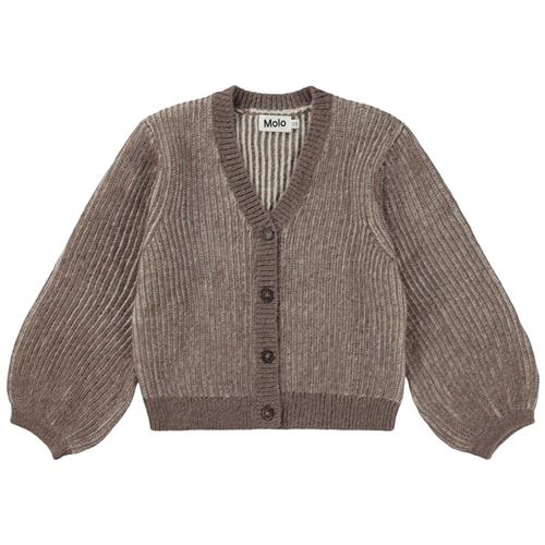 Se Molo Gia Cardigan Moth Grey | Grå | 146/152 cm ved Babyshop