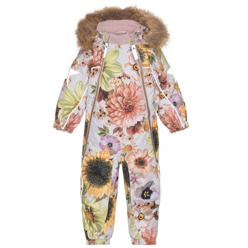 Se Molo Pyxis Baby Dragtedragt Retro Flowers | Lyserød | 92 cm ved Babyshop