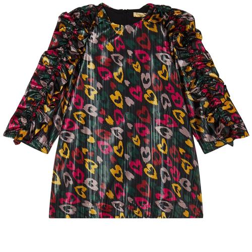 Stella McCartney Kids Hjertemønstret Kjole Sort | Sort | 6 years