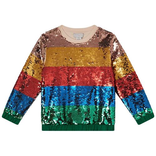 Stella McCartney Kids Sweatshirt Med Pailleter Multifarvet | Rød | 12 years