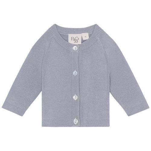 Se Flöss Kaya Cardigan Misty Blue | Blå | 62 cm ved Babyshop