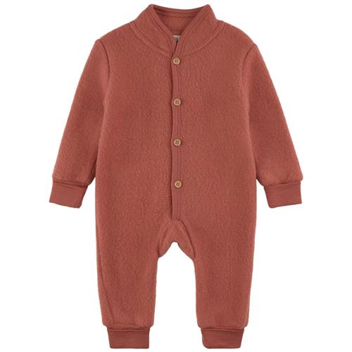 Kuling Fleece Onesie I Uld Burnt Pink | Lyserød | 86/92 cm