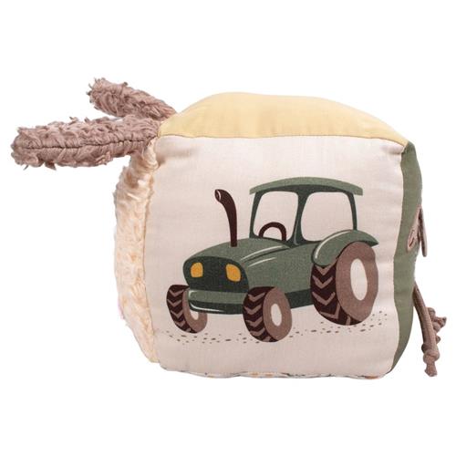 Se Filibabba Aktivitetskube Magic Farm | Beige | 0-3 ved Babyshop