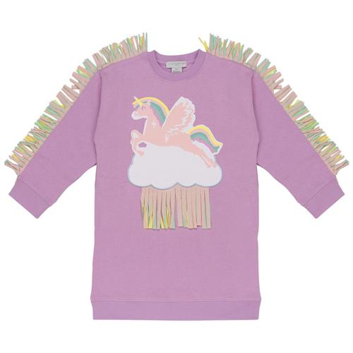 Se Stella McCartney Kids Jogge-kjole Med Frynser Lilla | Lyserød | 10 years ved Babyshop