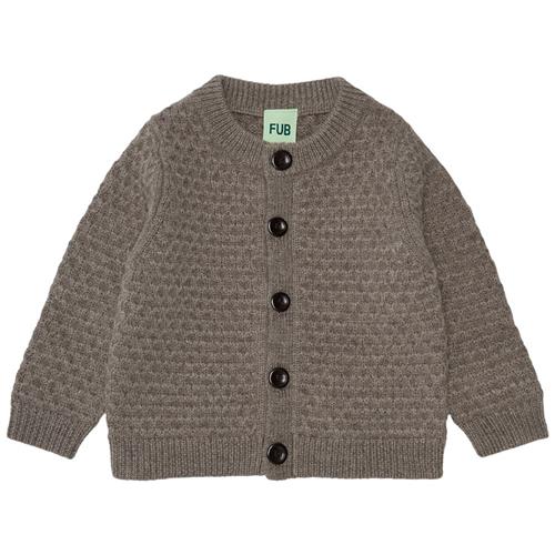 FUB Strikket Babycardigan Beige | Beige | 56 cm