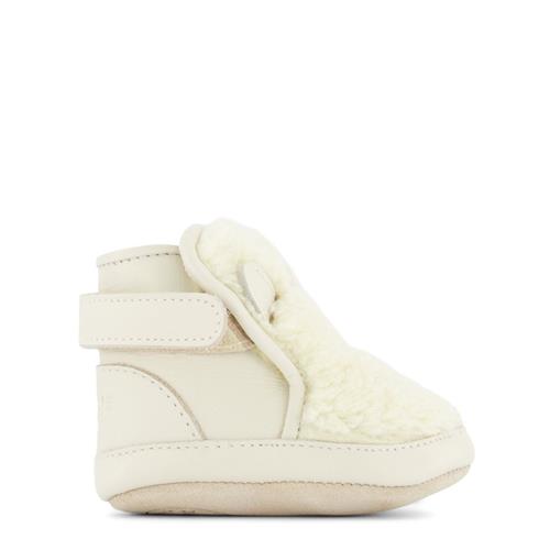 Donsje Amsterdam Richy Polar Bear Babyskoer Off White Curly Faux Fur | Hvid | 12-18 months