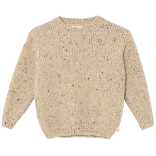 Cozmo Melange Tricot Trøje Stone | Beige | 12 months