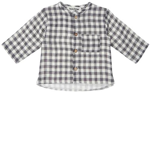 Tocoto Vintage Checked Maho Baby Skjorte Off White |  | 6 months