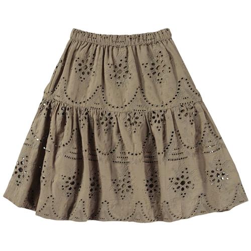 Molo Bianna Nederdel Moth Grey 110/116 cm  Grå  110/116 cm  kvinde