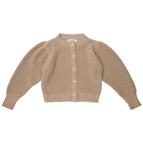 Tocoto Vintage Basic Pearl Knit Trøje Brown | Beige | 6 years